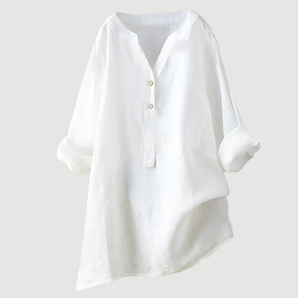 MARJORIE™ | Linen Button Blouse